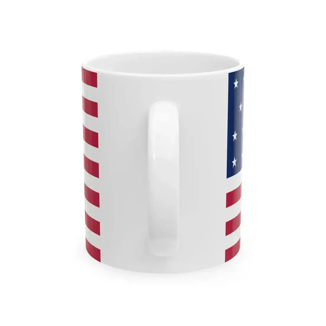 19 Star US Flag Unofficial (United States) White Coffee Mug - Go Mug Yourself