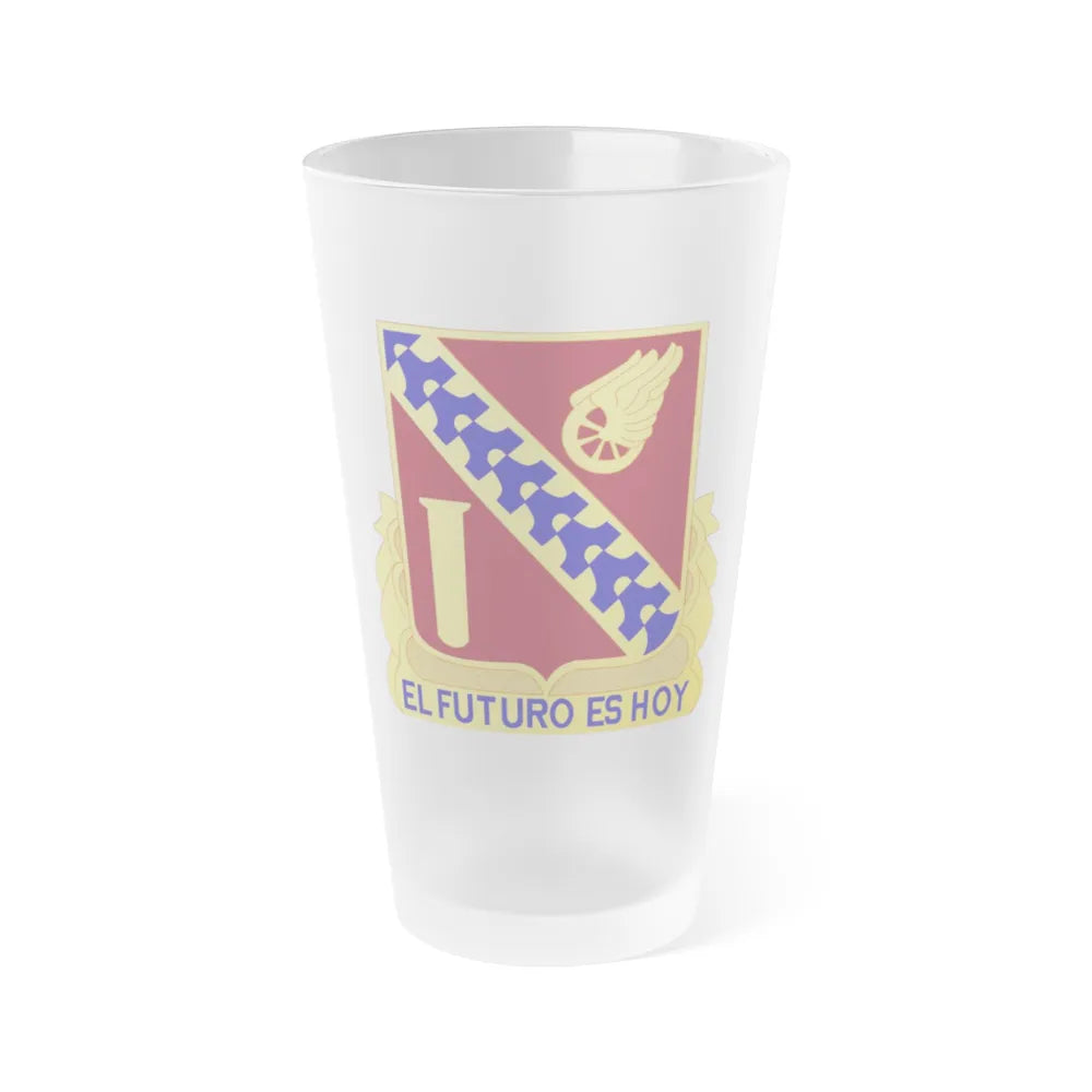 19 Transportation Battalion (U.S. Army) Frosted Pint Glass 16oz-Go Mug Yourself