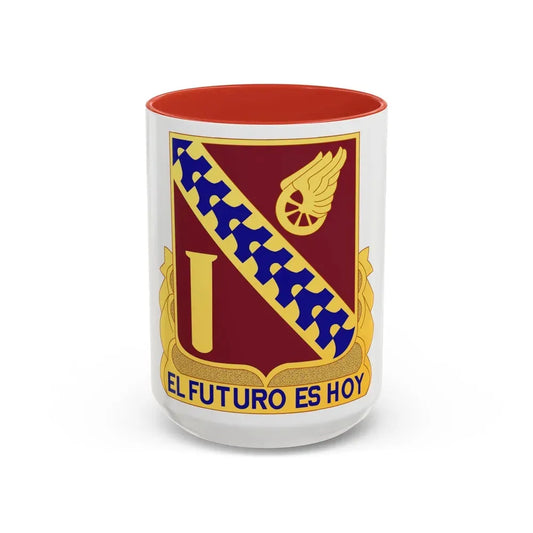 19 Transportation Battalion (U.S. Army) Accent Coffee Mug 15oz Red - Go Mug Yourself