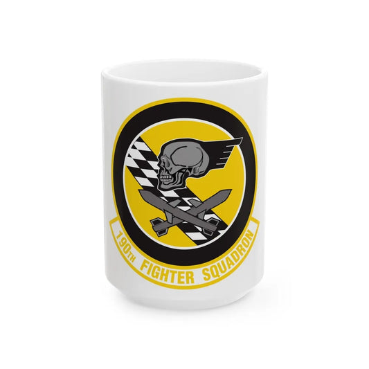 190 Fighter Squadron (U.S. Air Force) White Coffee Mug-15oz-Go Mug Yourself