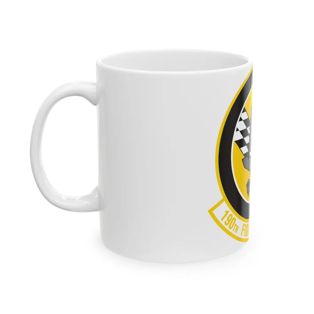 190 Fighter Squadron (U.S. Air Force) White Coffee Mug-Go Mug Yourself