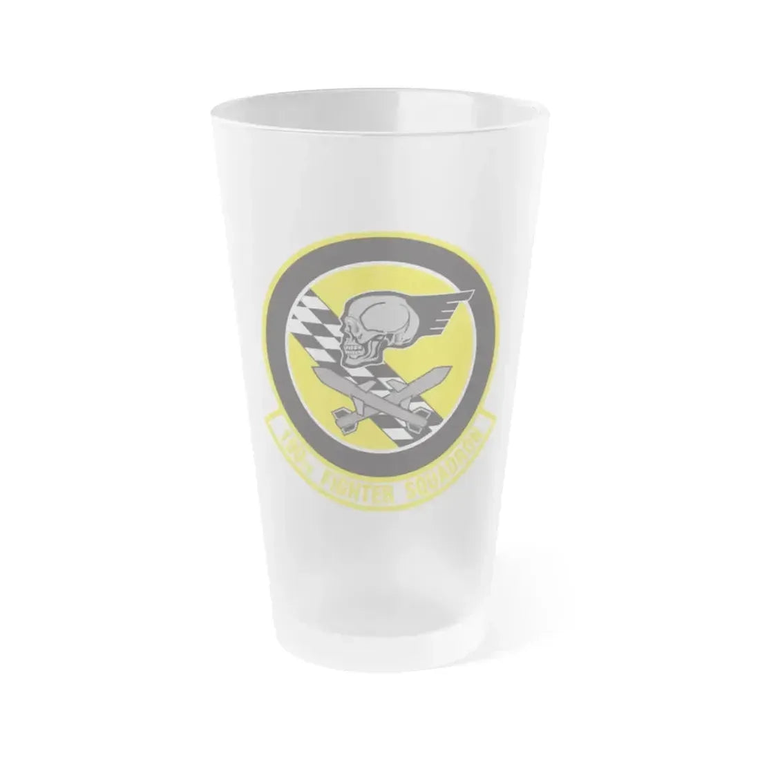 190 Fighter Squadron (U.S. Air Force) Frosted Pint Glass 16oz 16oz Frosted - Go Mug Yourself