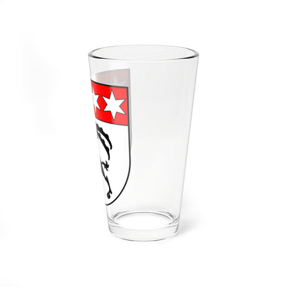 Vaz Obervaz wappen (Switzerland) (Coat of Arms) Pint Glass 16oz