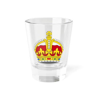 1901 pattern Tudor Crown plain 3D (United Kingdom) (Coat of Arms) Shot Glass 1.5oz 1.5oz - Go Mug Yourself
