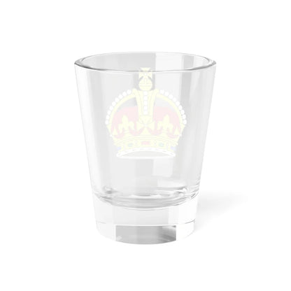 1901 pattern Tudor Crown plain 3D (United Kingdom) (Coat of Arms) Shot Glass 1.5oz - Go Mug Yourself