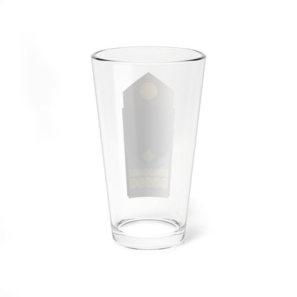 Army HRV OF 03 (Croatia) (Military Rank) Pint Glass 16oz