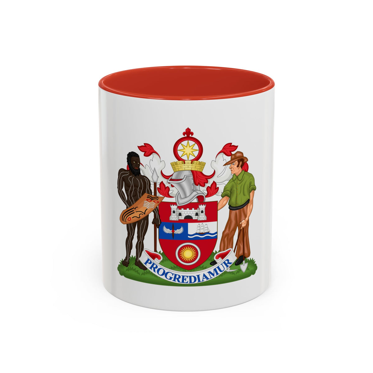 Coat of Arms Darwin Australia - Accent Coffee Mug