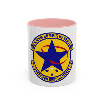 7 Manpower Requirements Flight AFMA (U.S. Air Force) Accent Coffee Mug