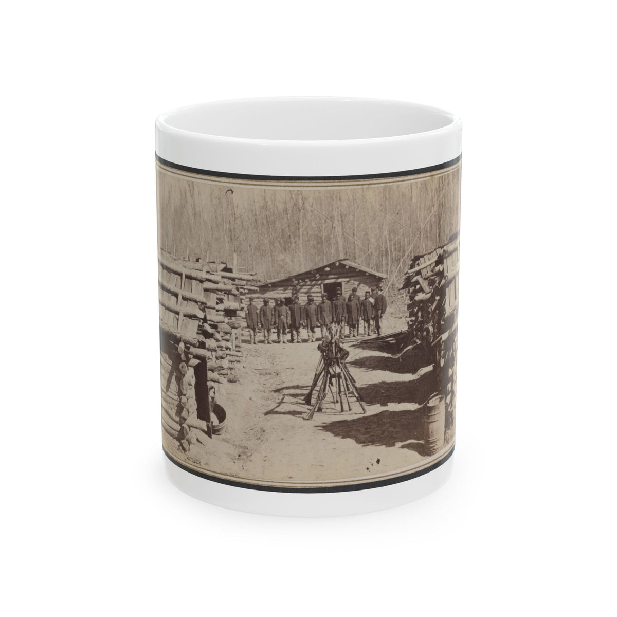 Art. Qts. 64 U.S.C., Palmyra Bend, Miss. (U.S. Civil War) White Coffee Mug