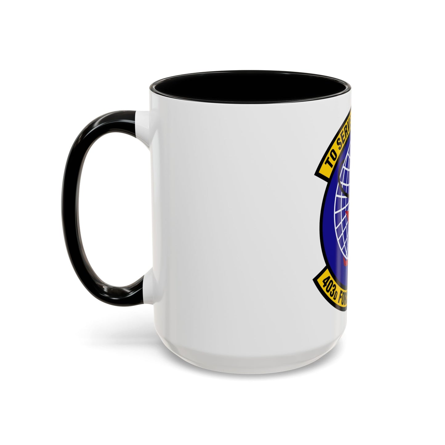 403 Force Support Squadron AFRC (U.S. Air Force) Accent Coffee Mug