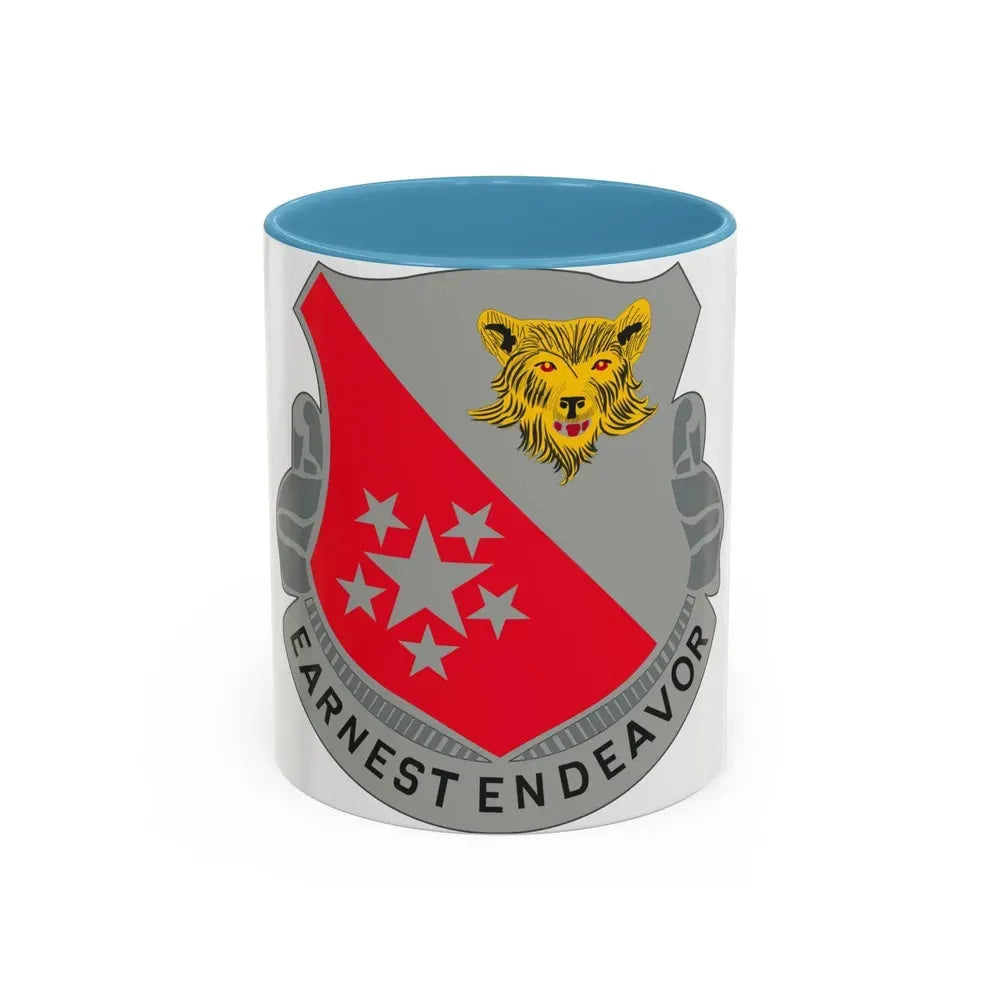 1905 Engineer Aviation Battalion (U.S. Army) Accent Coffee Mug 11oz Light Blue - Go Mug Yourself