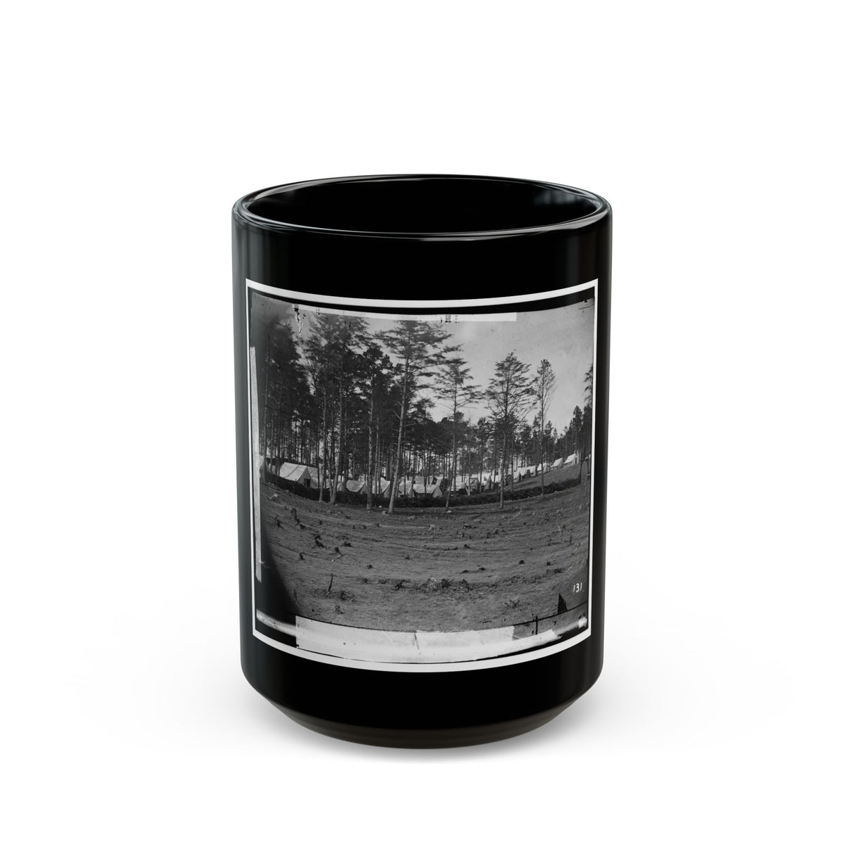 Brandy Station, Virginia. Army Of The Potomac. Eastern Half Of The Camp (U.S. Civil War) Black Coffee Mug