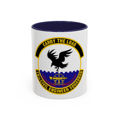 19 Civil Engineer Squadron AMC (U.S. Air Force) Accent Coffee Mug