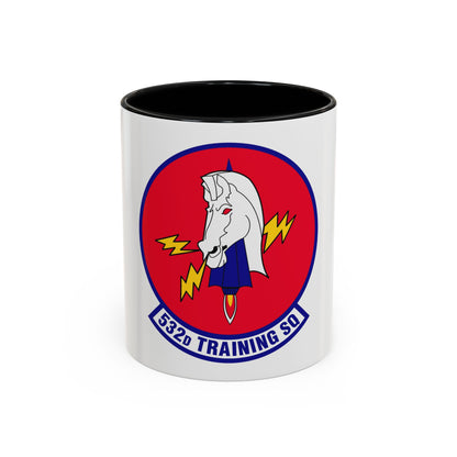 532d Training Squadron (U.S. Air Force) Accent Coffee Mug