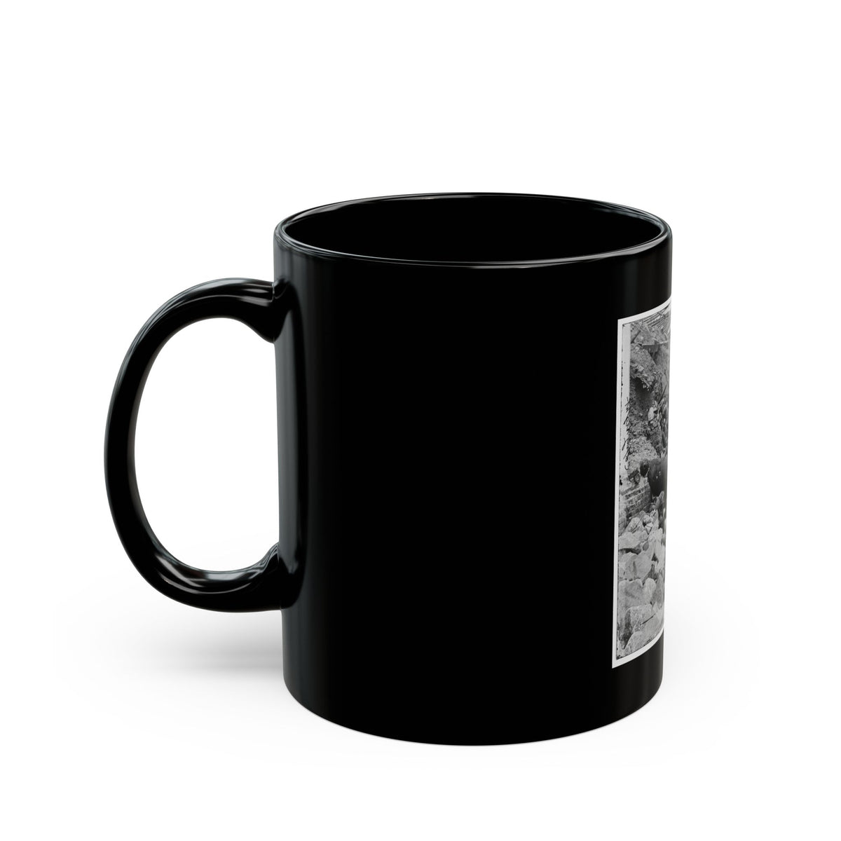 Charleston, S.C. Site Of The Night Attack On Fort Sumter, September 8, 1863 (U.S. Civil War) Black Coffee Mug