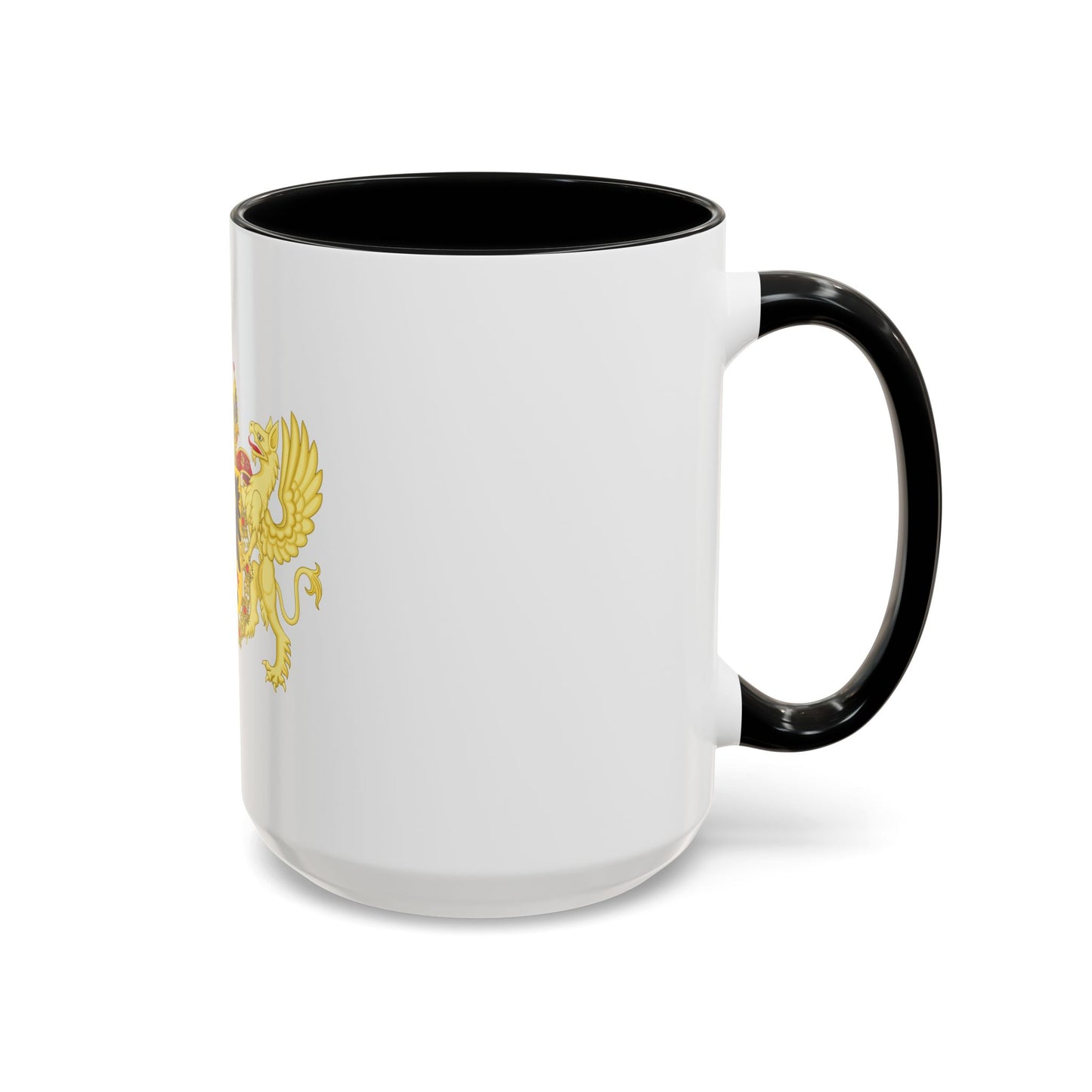 Ornamented Coat of Arms of Maximilian II, Holy Roman Emperor - Accent Coffee Mug