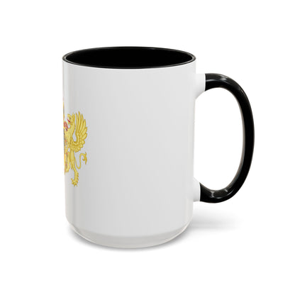 Ornamented Coat of Arms of Maximilian II, Holy Roman Emperor - Accent Coffee Mug