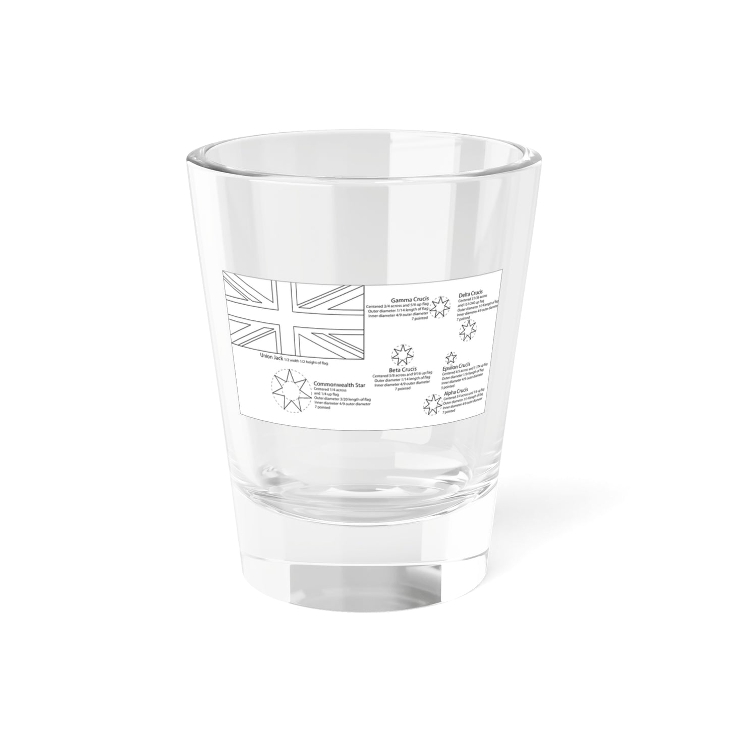 Flag of Australia template (Australia) Shot Glass 1.5oz