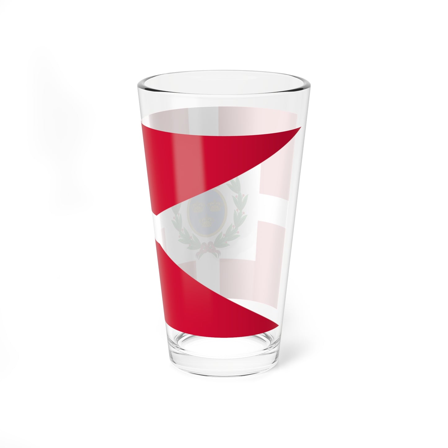 Navy Rank Flag of General Admiral Denmark (Denmark) Pint Glass 16oz