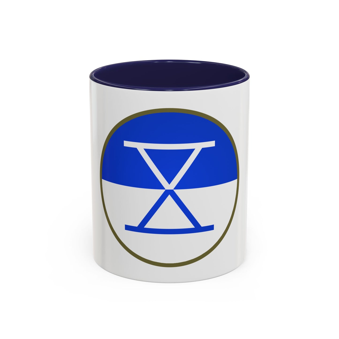X Corps (U.S. Army) Accent Coffee Mug