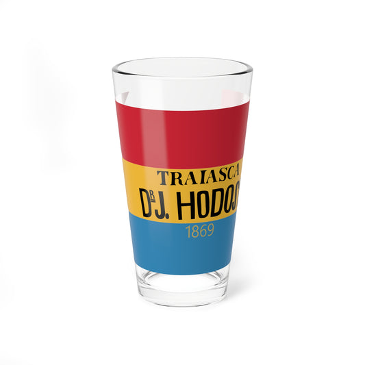 Hodosius electoral flag 1869 (Hungary) Pint Glass 16oz