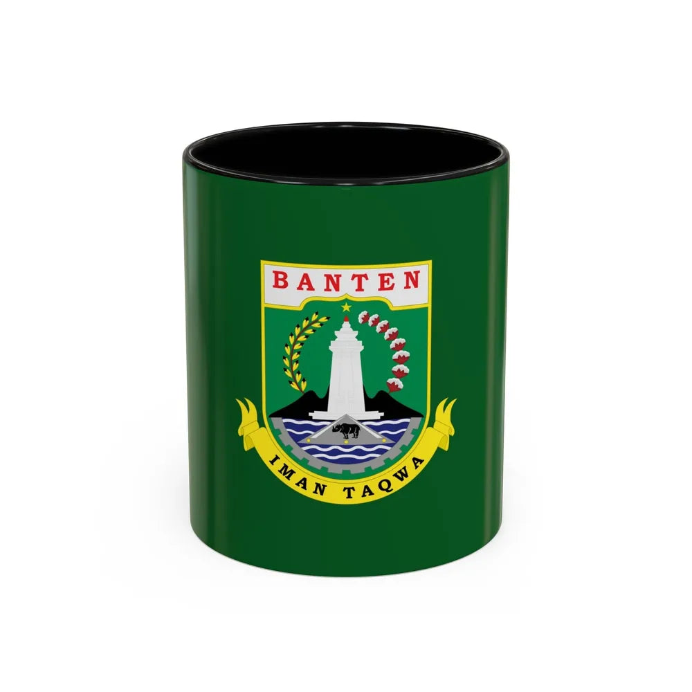 Flag of Banten Indonesia - Accent Coffee Mug-11oz-Black-Go Mug Yourself