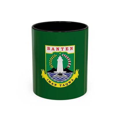 Flag of Banten Indonesia - Accent Coffee Mug-11oz-Black-Go Mug Yourself