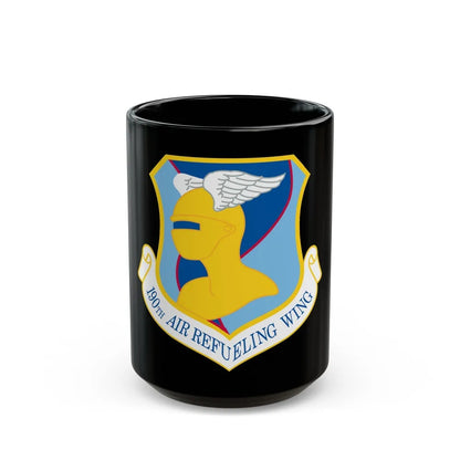 190th Air Refueling Wing (U.S. Air Force) Black Coffee Mug-15oz-Go Mug Yourself