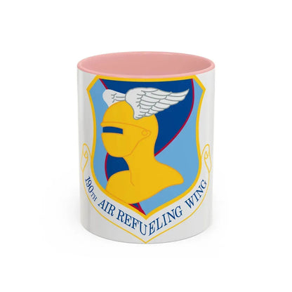 190th Air Refueling Wing (U.S. Air Force) Accent Coffee Mug 11oz Pink - Go Mug Yourself