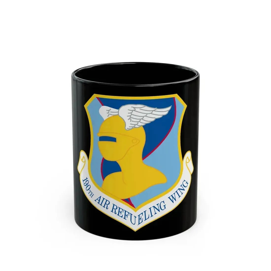 190th Air Refueling Wing (U.S. Air Force) Black Coffee Mug 11oz - Go Mug Yourself