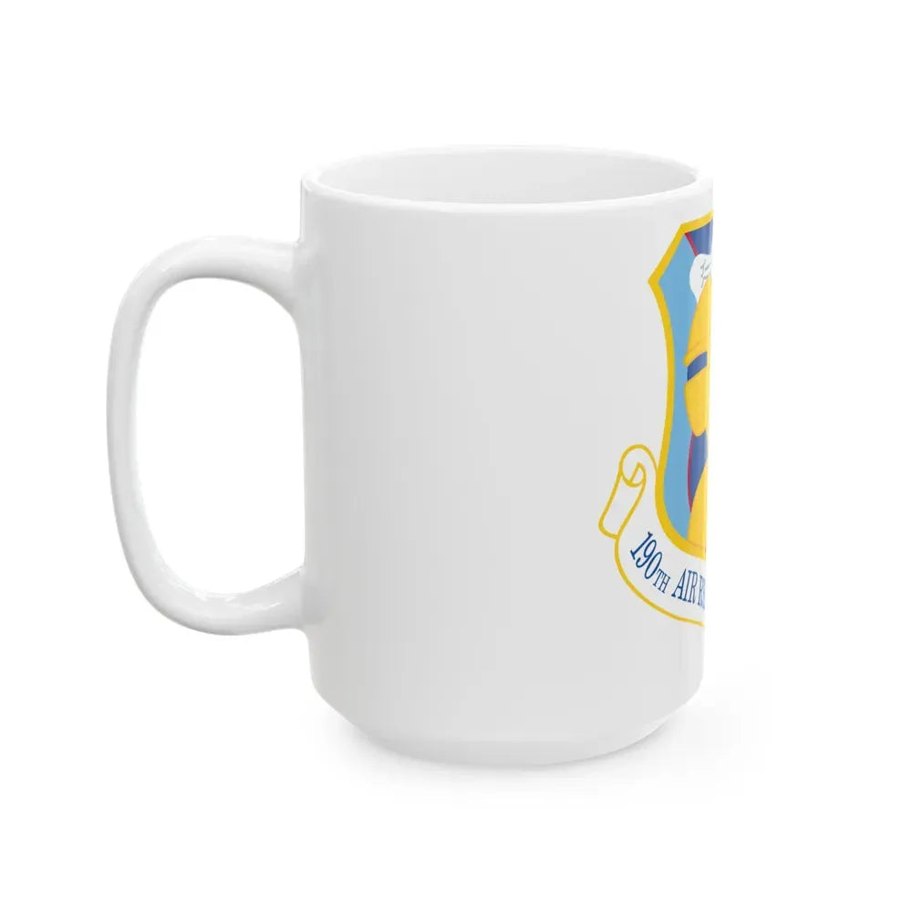 190th Air Refueling Wing (U.S. Air Force) White Coffee Mug - Go Mug Yourself