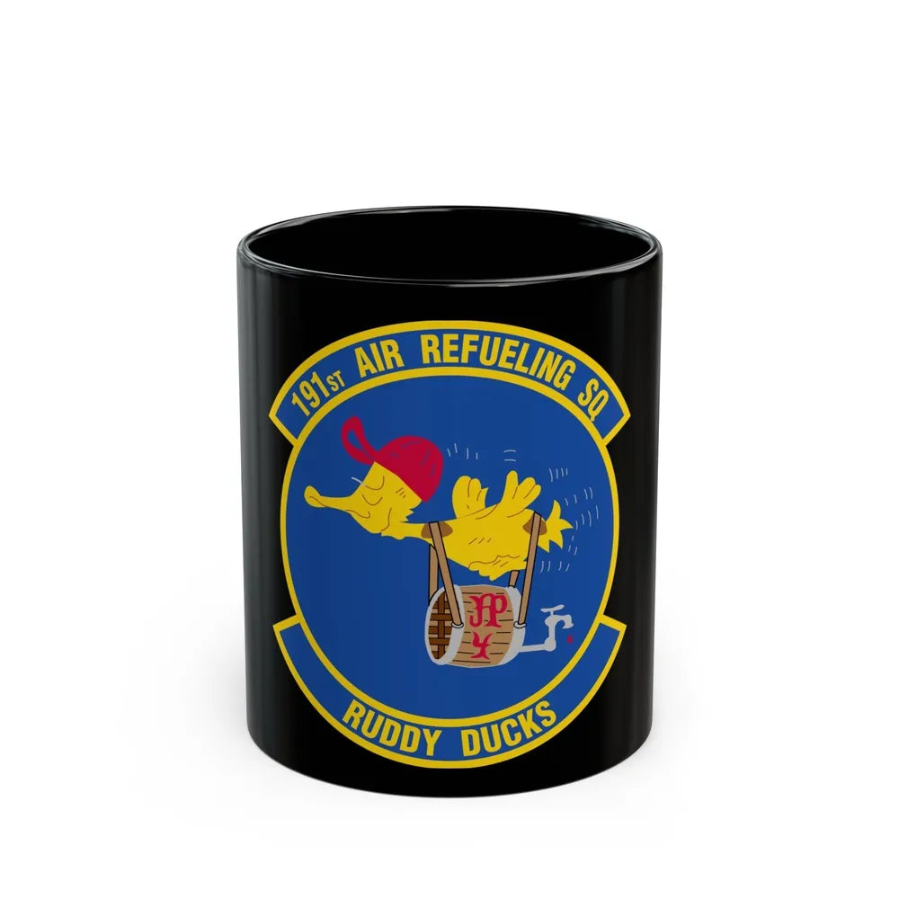 191 Air Refueling Squadron (U.S. Air Force) Black Coffee Mug-11oz-Go Mug Yourself