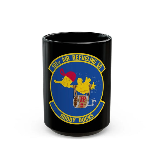 191 Air Refueling Squadron (U.S. Air Force) Black Coffee Mug-15oz-Go Mug Yourself