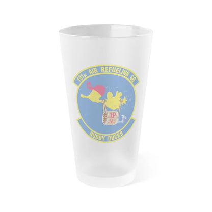 191 Air Refueling Squadron (U.S. Air Force) Frosted Pint Glass 16oz-Go Mug Yourself