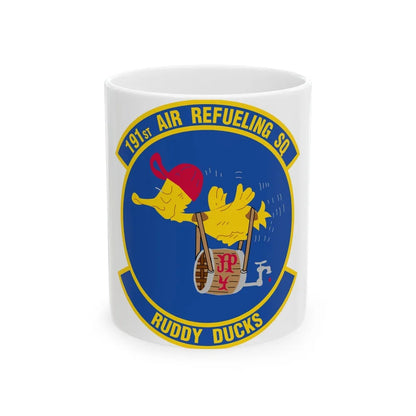 191 Air Refueling Squadron (U.S. Air Force) White Coffee Mug-11oz-Go Mug Yourself