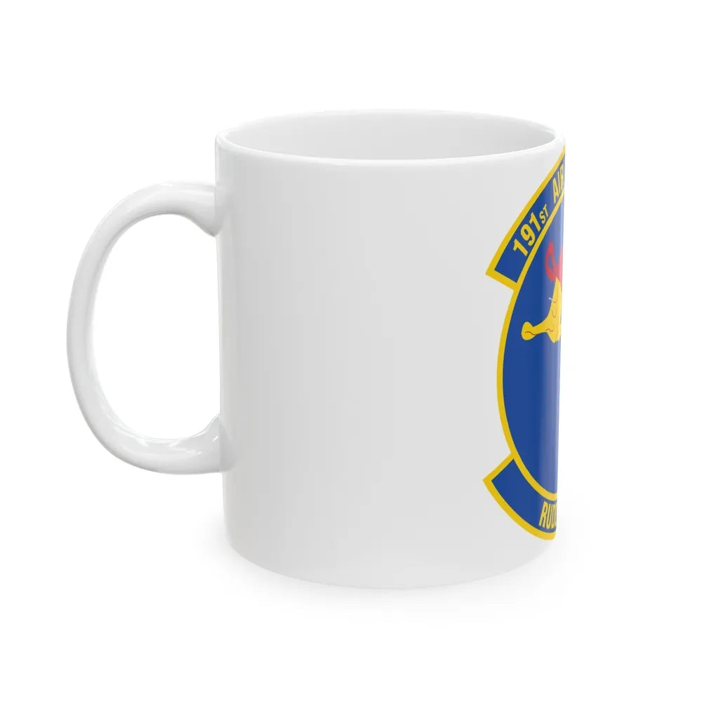 191 Air Refueling Squadron (U.S. Air Force) White Coffee Mug-Go Mug Yourself