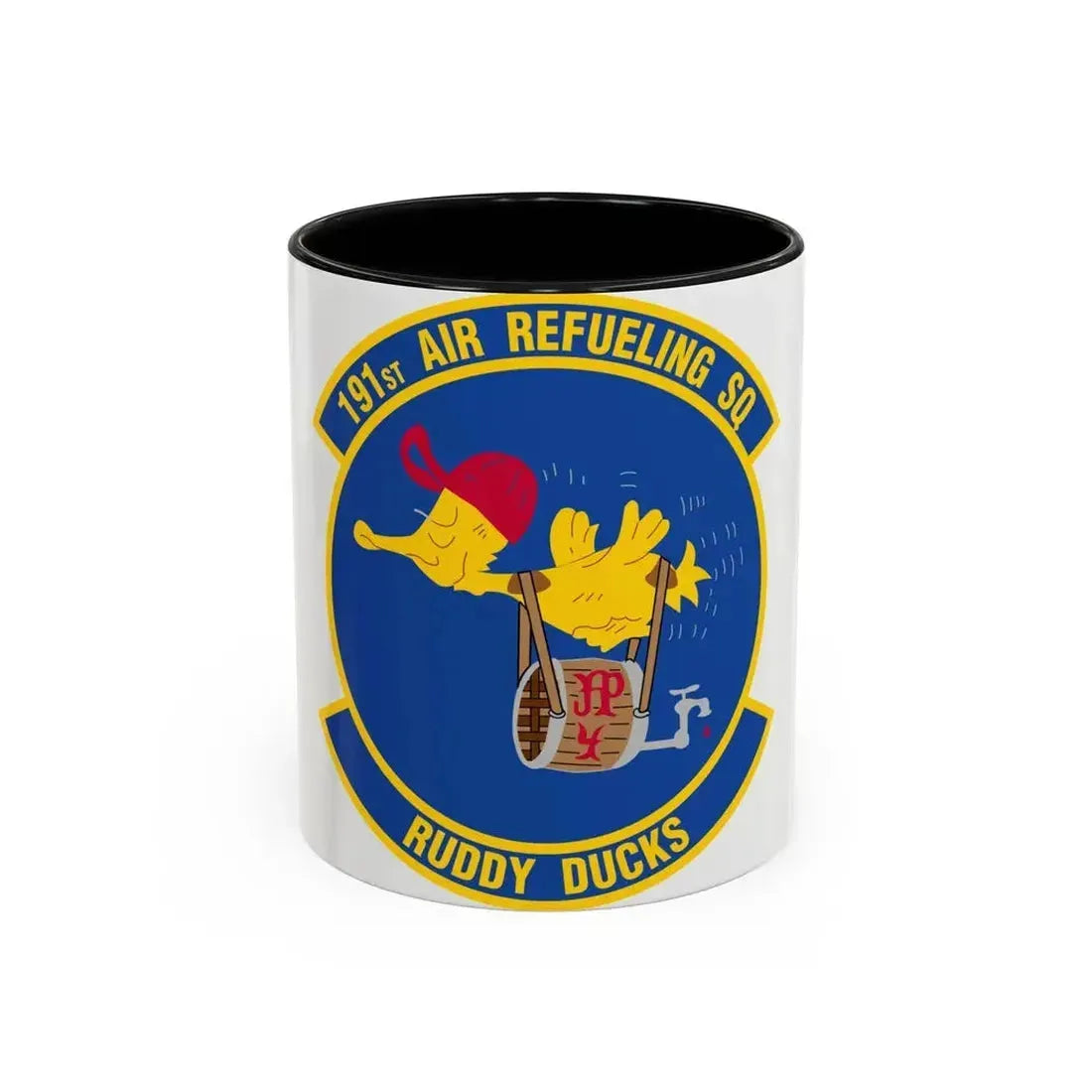 191 Air Refueling Squadron (U.S. Air Force) Accent Coffee Mug 11oz Black - Go Mug Yourself