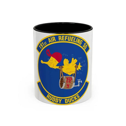 191 Air Refueling Squadron (U.S. Air Force) Accent Coffee Mug 11oz Black - Go Mug Yourself