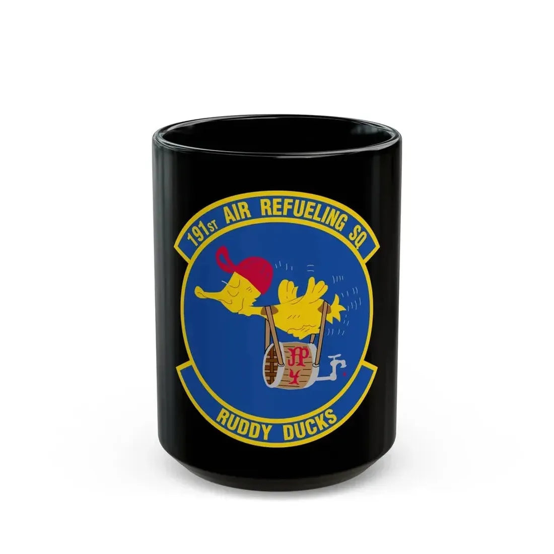 191 Air Refueling Squadron (U.S. Air Force) Black Coffee Mug - Go Mug Yourself