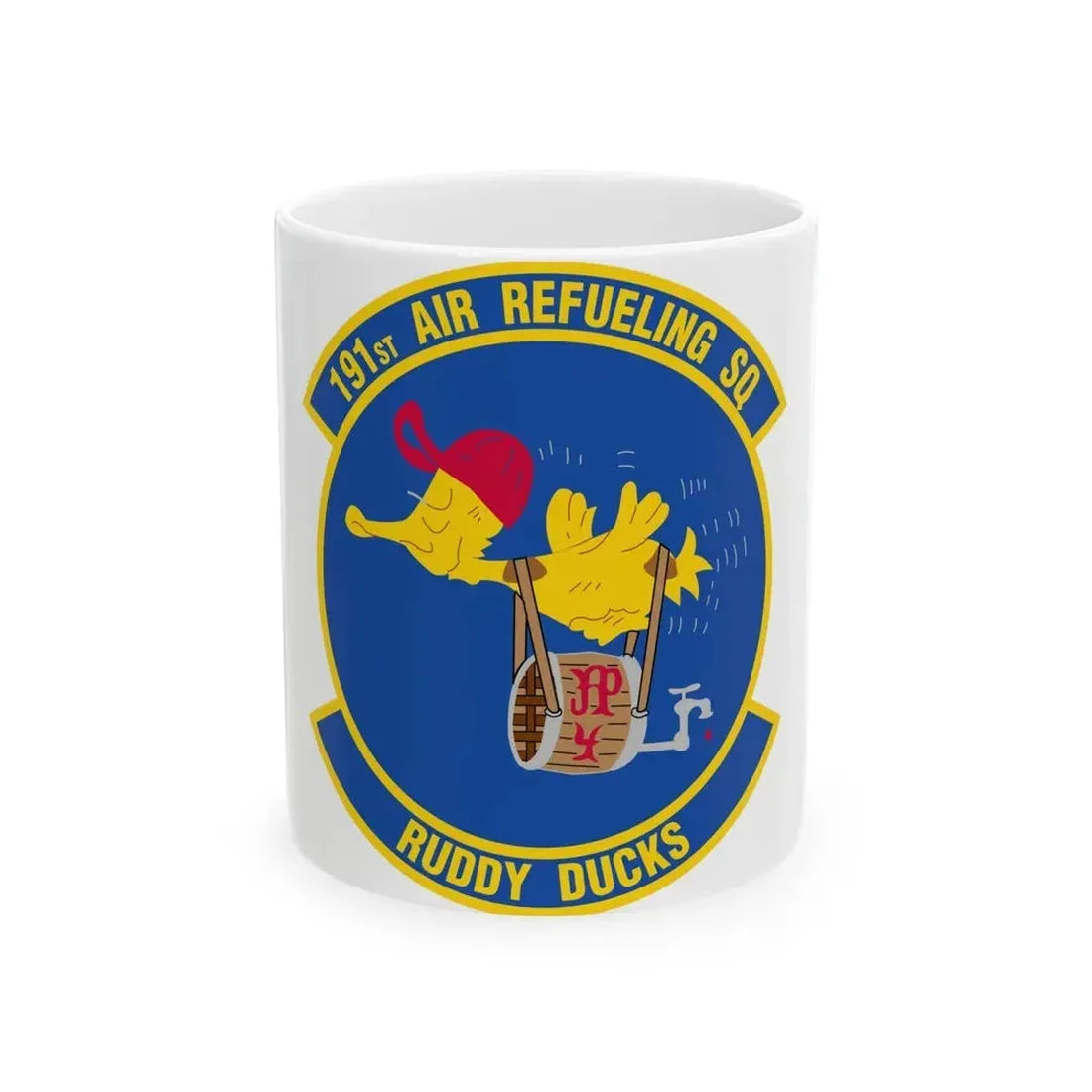 191 Air Refueling Squadron (U.S. Air Force) White Coffee Mug 11oz - Go Mug Yourself
