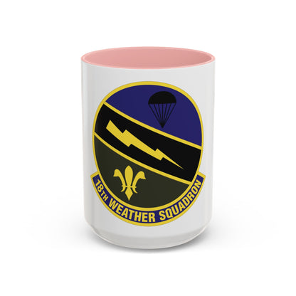 18 Weather Squadron ACC (U.S. Air Force) Accent Coffee Mug