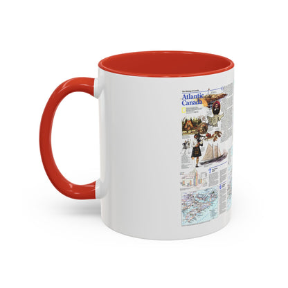 Canada - Atlantic 2 (1993) (Map) Accent Coffee Mug