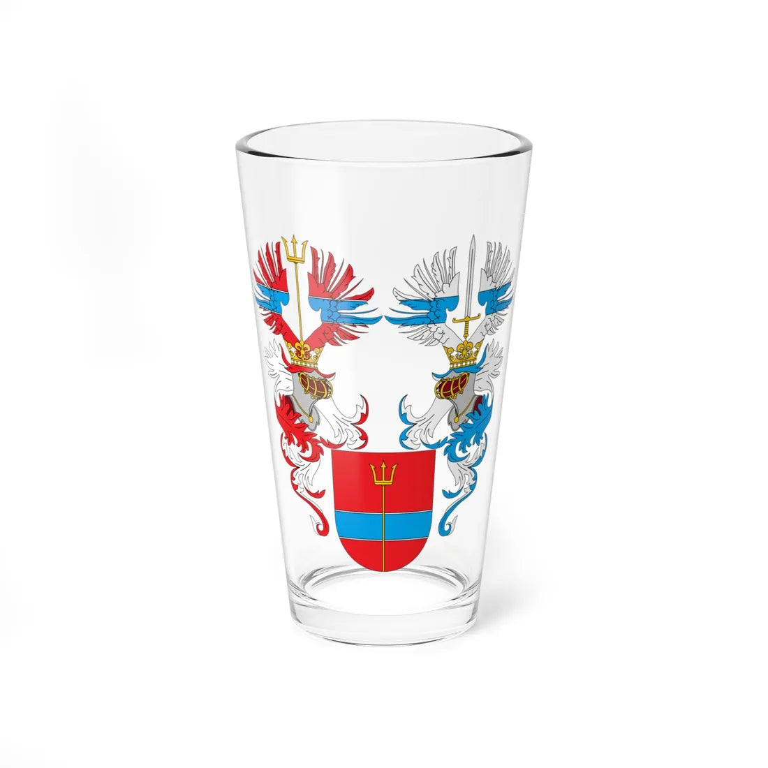 1916 Ernst Lauda - coat of arms (Austria) (Coat of Arms) Pint Glass 16oz 16oz - Go Mug Yourself