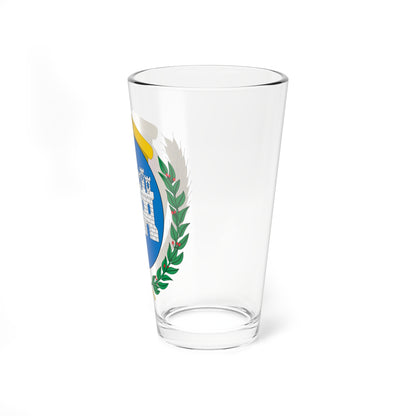 Escudo de Alaró Islas Baleares 2 (Spain) (Coat of Arms) Pint Glass 16oz