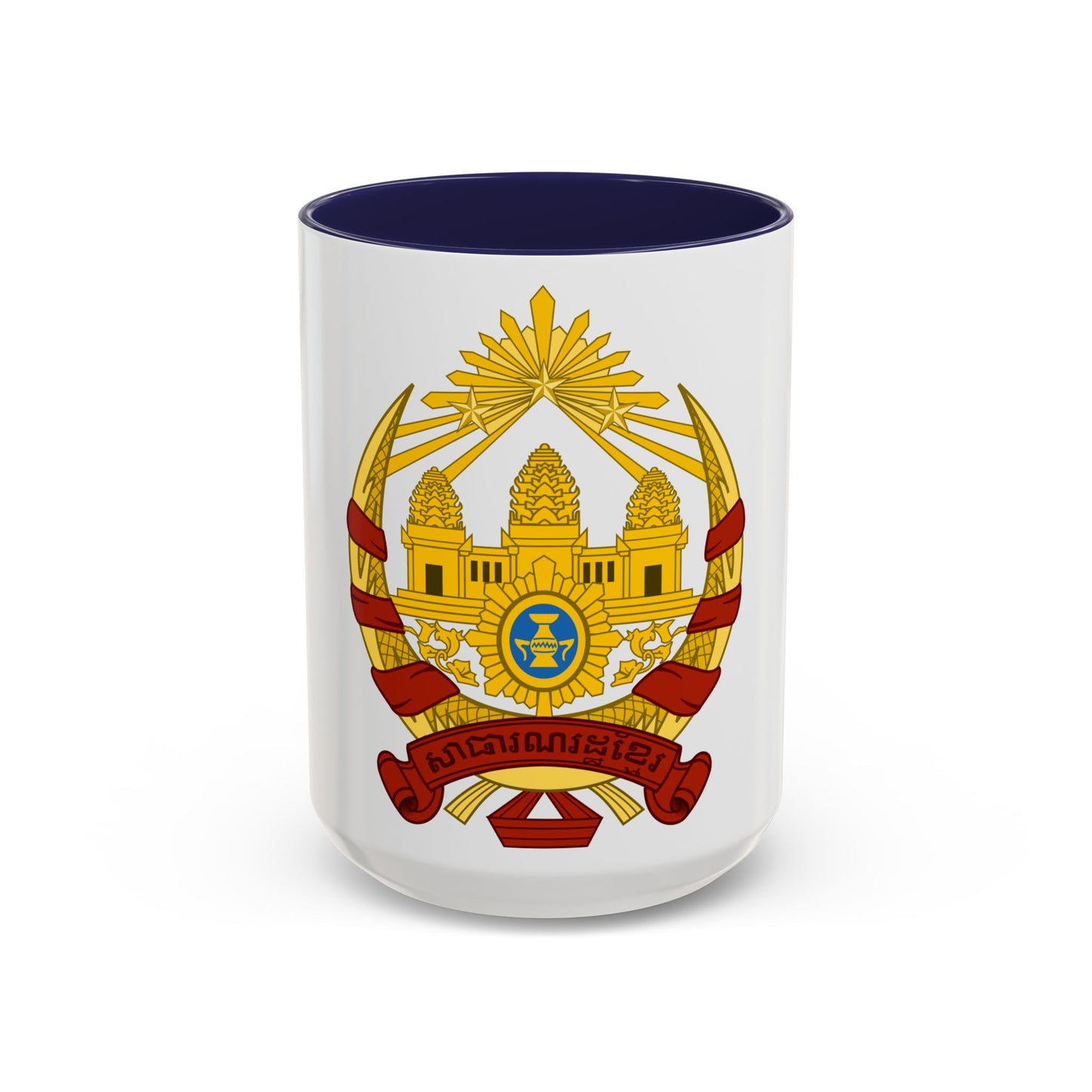 Coat of arms of the Khmer Republic - Accent Coffee Mug