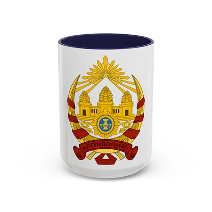 Coat of arms of the Khmer Republic - Accent Coffee Mug