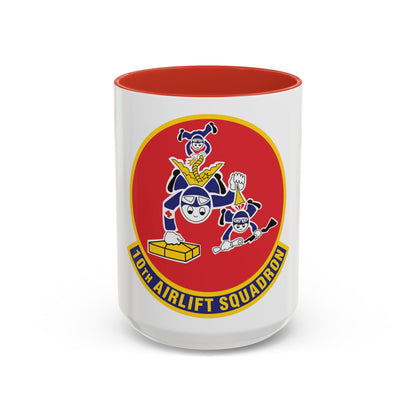 10th Airlift Squadron 2 (U.S. Air Force) Accent Coffee Mug