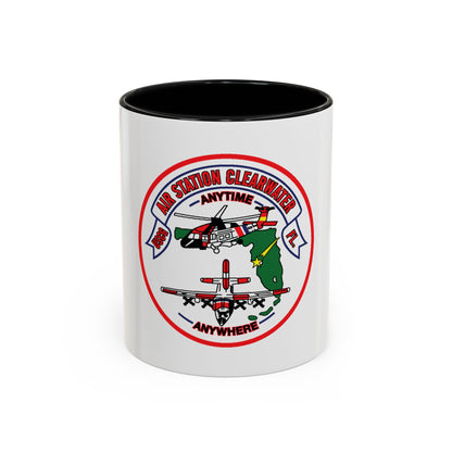 USCG Air Station Clearwater FL (U.S. Coast Guard) Accent Coffee Mug