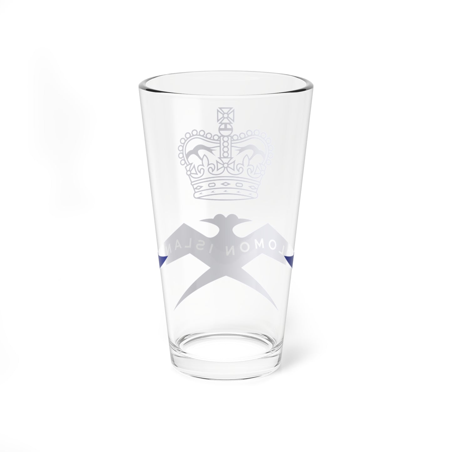 Solomon Islands Governor General Emblem (Solomon Islands) (Coat of Arms) Pint Glass 16oz