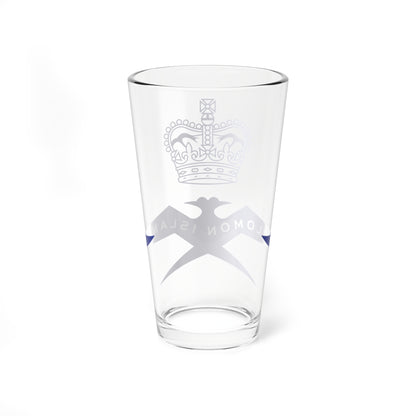 Solomon Islands Governor General Emblem (Solomon Islands) (Coat of Arms) Pint Glass 16oz